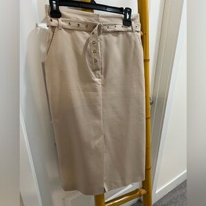 Karen Millen Khaki Skirt